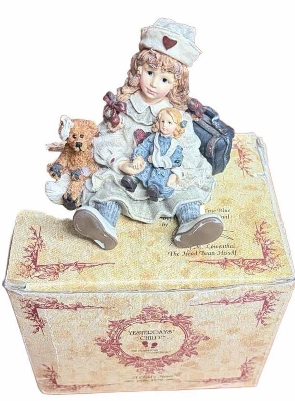 Boyds Collection Yesterdays Child Figurine Nurse with Patient